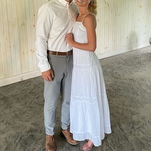 White Bridal Shower Dress